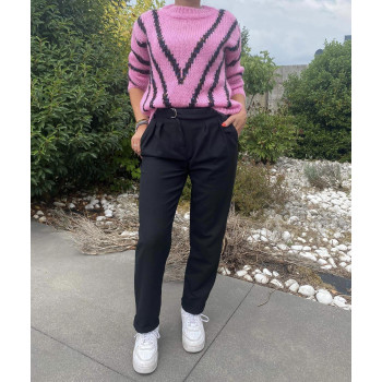 Pantalon noir avec ceinture...