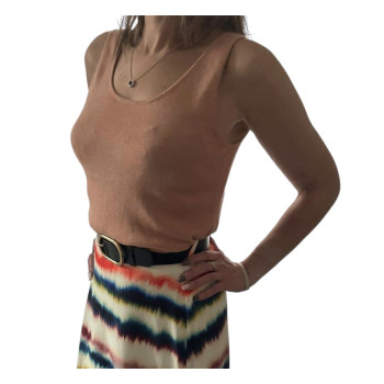 Top col rond nude rosé K...